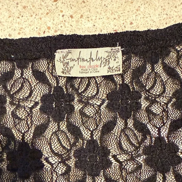 Free People Intimately Sheer lace top - Picture 2 of 3